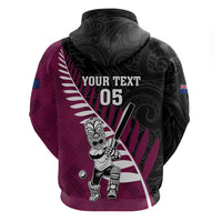 Custom New Zealand Northern Districts Cricket Hoodie With Maori Pattern