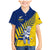 Custom New Zealand Otago Cricket Family Matching Mermaid Dress and Hawaiian Shirt With Maori Pattern
