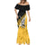 Custom New Zealand Wellington Cricket Mermaid Dress With Maori Pattern