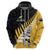 Custom New Zealand Wellington Cricket Zip Hoodie With Maori Pattern