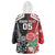 New Zealand And England Rugby Custom Wearable Blanket Hoodie Maori Tiki With Red Rose Together