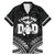 Personalised Happy Father's Day Family Matching Mermaid Dress and Hawaiian Shirt I Love You Dad Polynesian Style