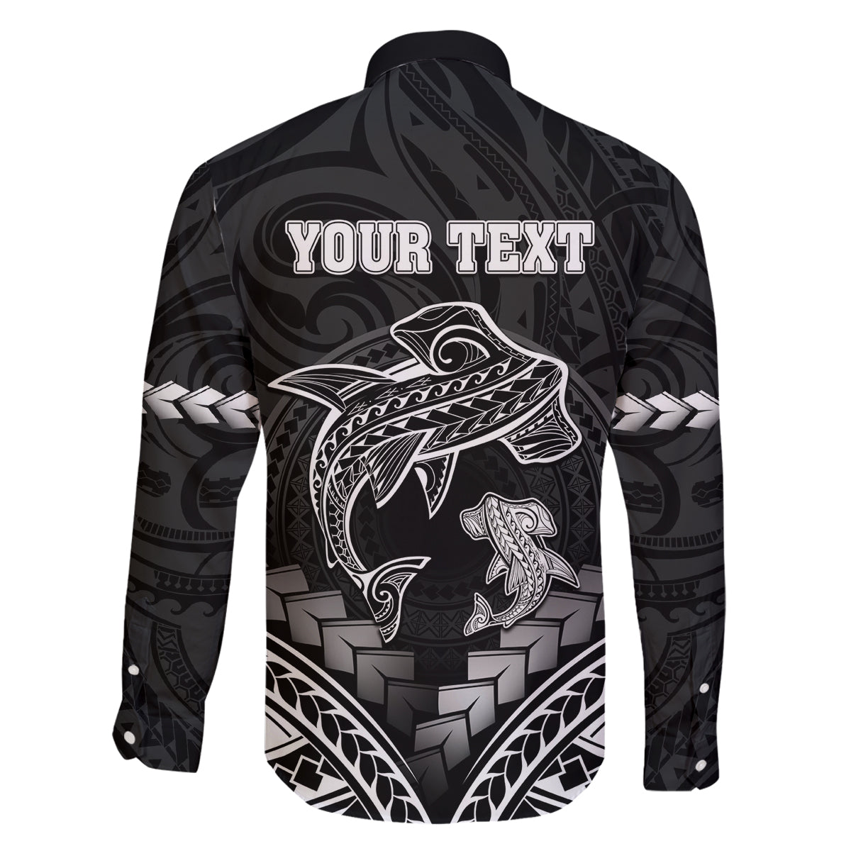 Personalised Happy Father's Day Family Matching Mermaid Dress and Hawaiian Shirt I Love You Dad Polynesian Style