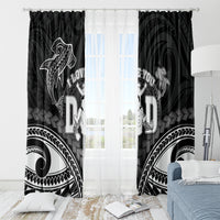 Happy Father's Day Window Curtain I Love You Dad Polynesian Style