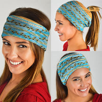 Hawaii Humuhumu Fish Maile Pikake Lei Neck Gaiter Tribal Tapa Orange Version