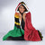 Happy Vanuatu Constitution Day Hooded Blanket Flag Style With Sand Drawing Pattern