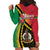 Happy Vanuatu Constitution Day Hoodie Dress Flag Style With Sand Drawing Pattern