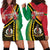 Happy Vanuatu Constitution Day Hoodie Dress Flag Style With Sand Drawing Pattern