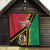 Happy Vanuatu Constitution Day Quilt Flag Style With Sand Drawing Pattern