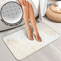 Tonga White Sunday Bathroom Set Lotu Tamaiti Tongan Kupesi Pattern