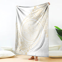 Tonga White Sunday Blanket Lotu Tamaiti Tongan Kupesi Pattern
