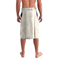 Tonga White Sunday Lavalava Lotu Tamaiti Tongan Kupesi Pattern