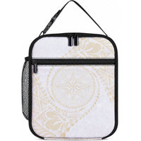 Tonga White Sunday Lunch Bag Lotu Tamaiti Tongan Kupesi Pattern