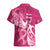 Breast Cancer Awareness Hawaiian Shirt Ribbon Polynesian Pattern Pink Version LT05 - Polynesian Pride