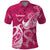 Personalized Breast Cancer Awareness Polo Shirt Ribbon Polynesian Pattern Pink Version LT05 Pink - Polynesian Pride