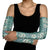 Hawaii Vintage Green Hibiscus Tapa Pattern Arm Sleeves - Polynesian Pride