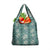 Hawaii Vintage Green Hibiscus Tapa Pattern Grocery Bag