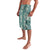 Hawaii Vintage Green Hibiscus Tapa Pattern Lavalava