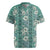 Hawaii Vintage Green Hibiscus Tapa Pattern Rugby Jersey