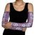 Hawaii Vintage Violet Hibiscus Tapa Pattern Arm Sleeves - Polynesian Pride