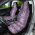 Hawaii Vintage Violet Hibiscus Tapa Pattern Car Seat Cover