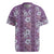 Hawaii Vintage Violet Hibiscus Tapa Pattern Rugby Jersey