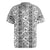 Hawaii Vintage Gray Hibiscus Tapa Pattern Rugby Jersey