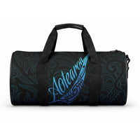Aotearoa New Zealand Duffle Bag Koru Fern Blue Gradient LT05 One size Blue - Polynesian Pride