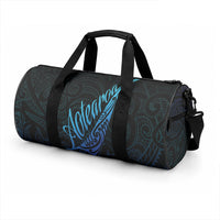 Aotearoa New Zealand Duffle Bag Koru Fern Blue Gradient LT05 - Polynesian Pride