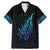 Aotearoa New Zealand Family Matching Mermaid Dress and Hawaiian Shirt Koru Fern Blue Gradient