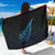 Aotearoa New Zealand Sarong Koru Fern Blue Gradient