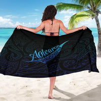 Aotearoa New Zealand Sarong Koru Fern Blue Gradient