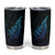 Aotearoa New Zealand Tumbler Cup Koru Fern Blue Gradient