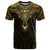 Personalized Polynesia T Shirt With Christian Cross LT05 Gold - Polynesian Pride