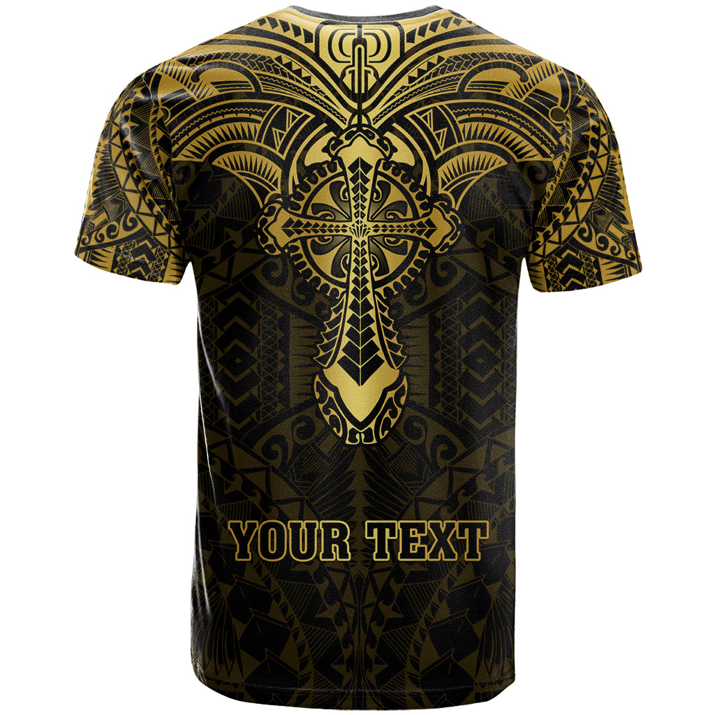 Personalized Polynesia T Shirt With Christian Cross LT05 - Polynesian Pride