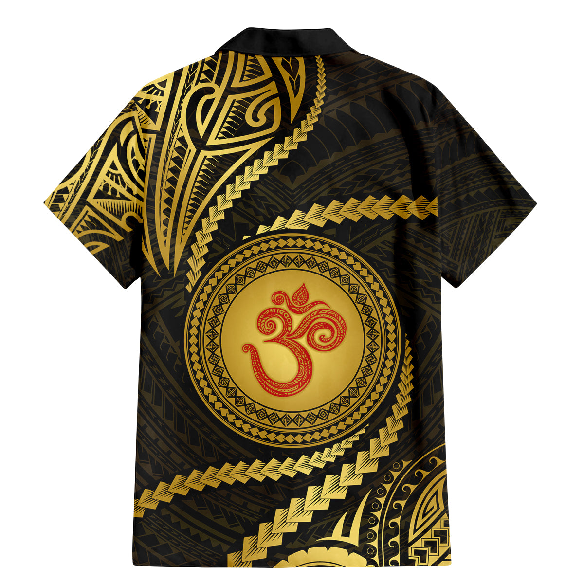 Polynesia Family Matching Mermaid Dress and Hawaiian Shirt With Hindu Om Symbol LT05 - Polynesian Pride