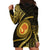 Polynesia Hoodie Dress With Hindu Om Symbol LT05 - Polynesian Pride