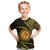 Polynesia Kid T Shirt With Hindu Om Symbol LT05 Gold - Polynesian Pride