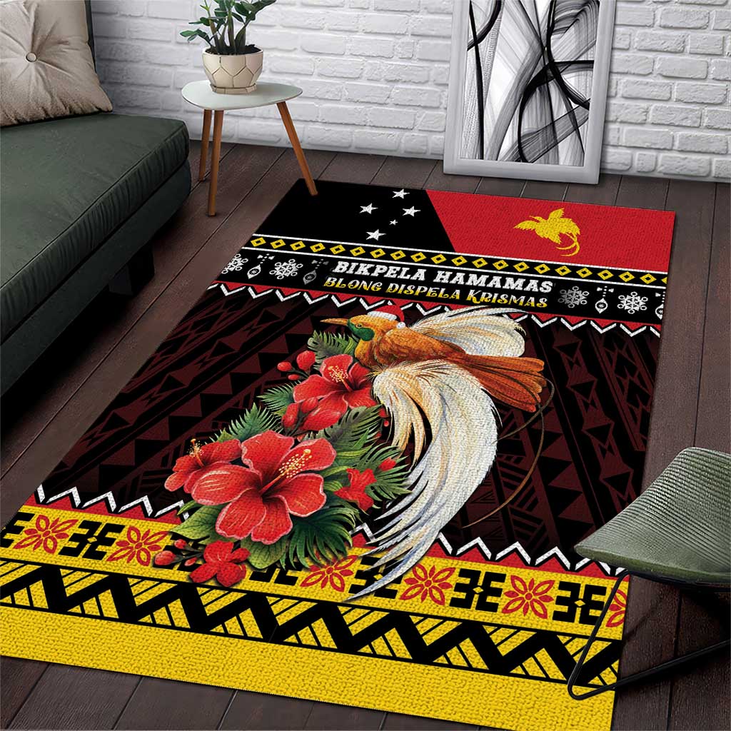 Papua New Guinea Christmas Area Rug Bird Of Paradise Hamamas Krismas