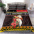 Papua New Guinea Christmas Bedding Set Bird Of Paradise Hamamas Krismas