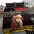 Papua New Guinea Christmas Bedding Set Bird Of Paradise Hamamas Krismas