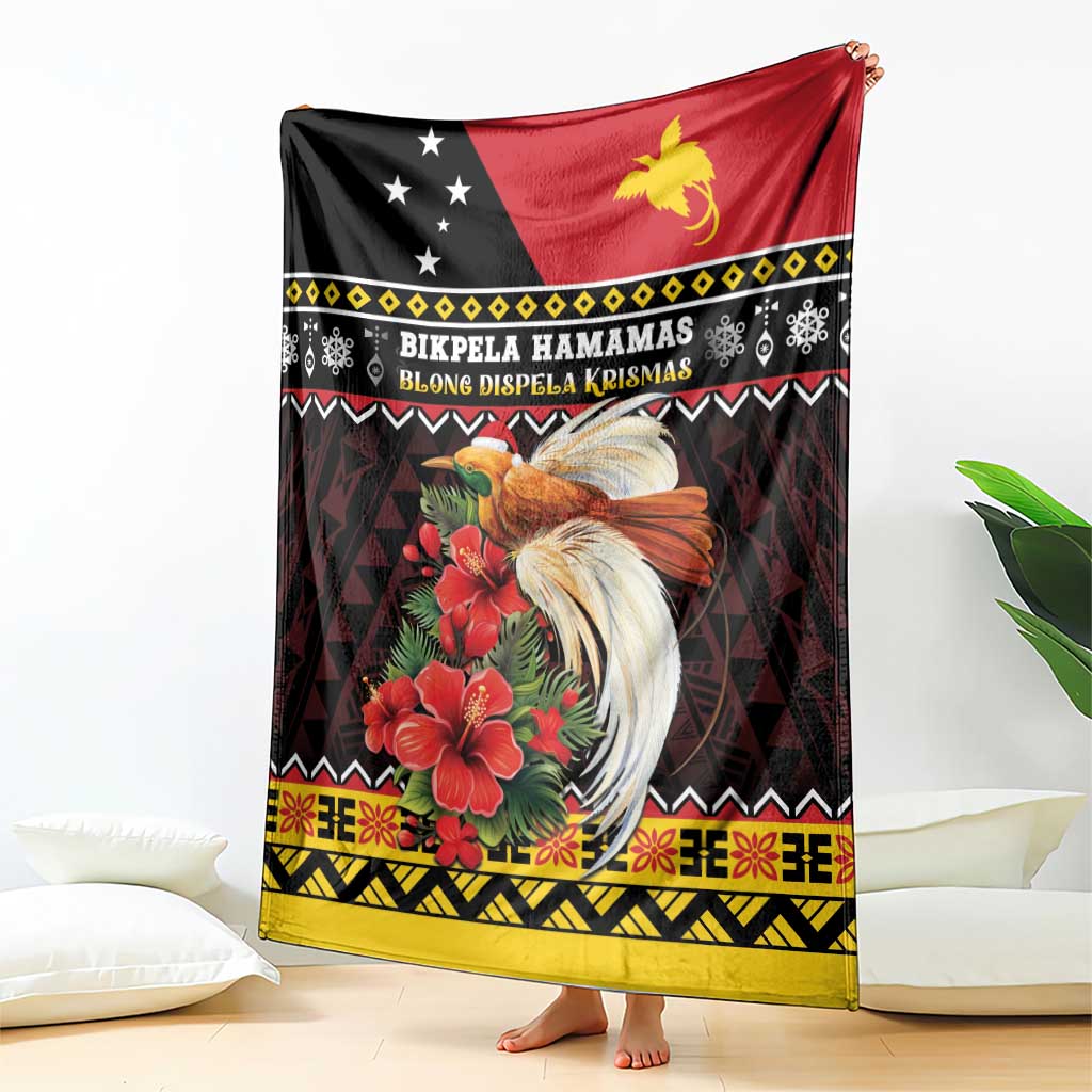 Papua New Guinea Christmas Blanket Bird Of Paradise Hamamas Krismas