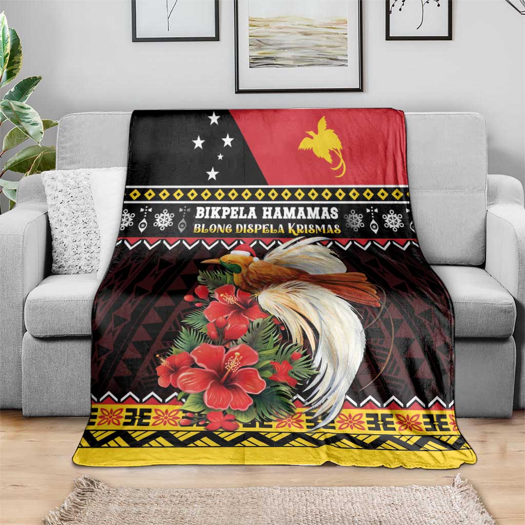 Papua New Guinea Christmas Blanket Bird Of Paradise Hamamas Krismas