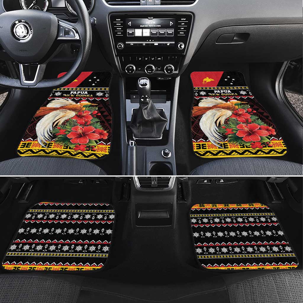 Papua New Guinea Christmas Car Mats Bird Of Paradise Hamamas Krismas