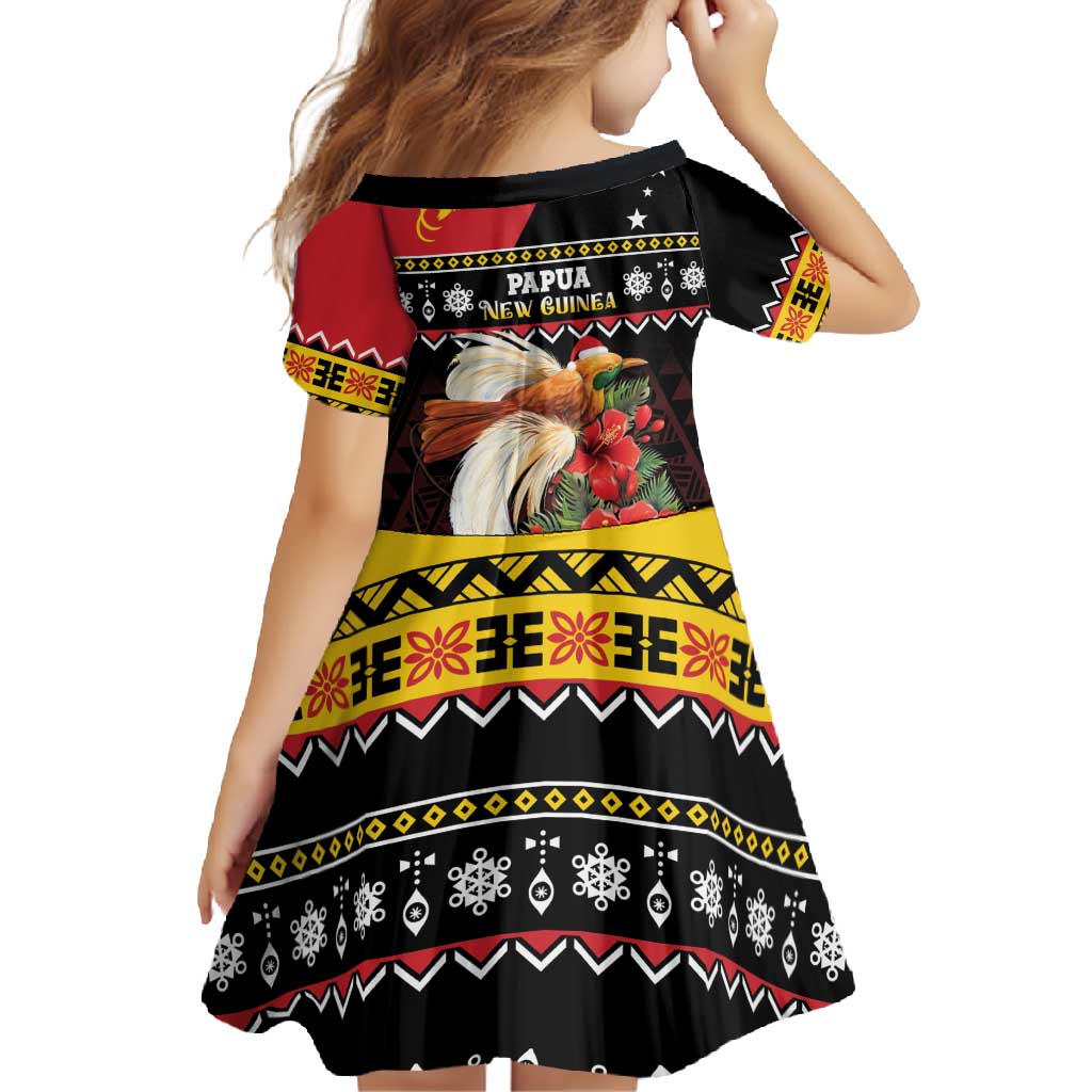 Papua New Guinea Christmas Family Matching Long Sleeve Bodycon Dress and Hawaiian Shirt Bird Of Paradise Hamamas Krismas LT05 - Polynesian Pride