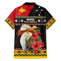 Papua New Guinea Christmas Family Matching Puletasi and Hawaiian Shirt Bird Of Paradise Hamamas Krismas LT05 - Polynesian Pride