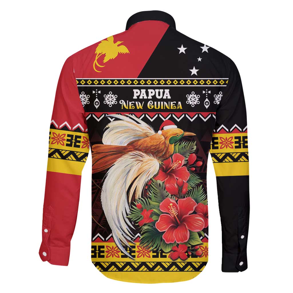 Papua New Guinea Christmas Family Matching Puletasi and Hawaiian Shirt Bird Of Paradise Hamamas Krismas LT05 - Polynesian Pride
