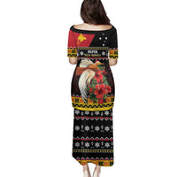 Papua New Guinea Christmas Family Matching Puletasi and Hawaiian Shirt Bird Of Paradise Hamamas Krismas LT05 - Polynesian Pride