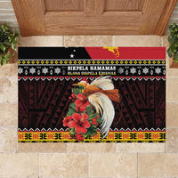 Papua New Guinea Christmas Rubber Doormat Bird Of Paradise Hamamas Krismas