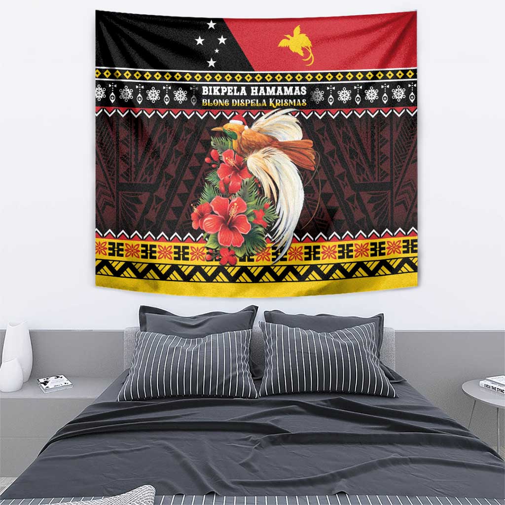 Papua New Guinea Christmas Tapestry Bird Of Paradise Hamamas Krismas